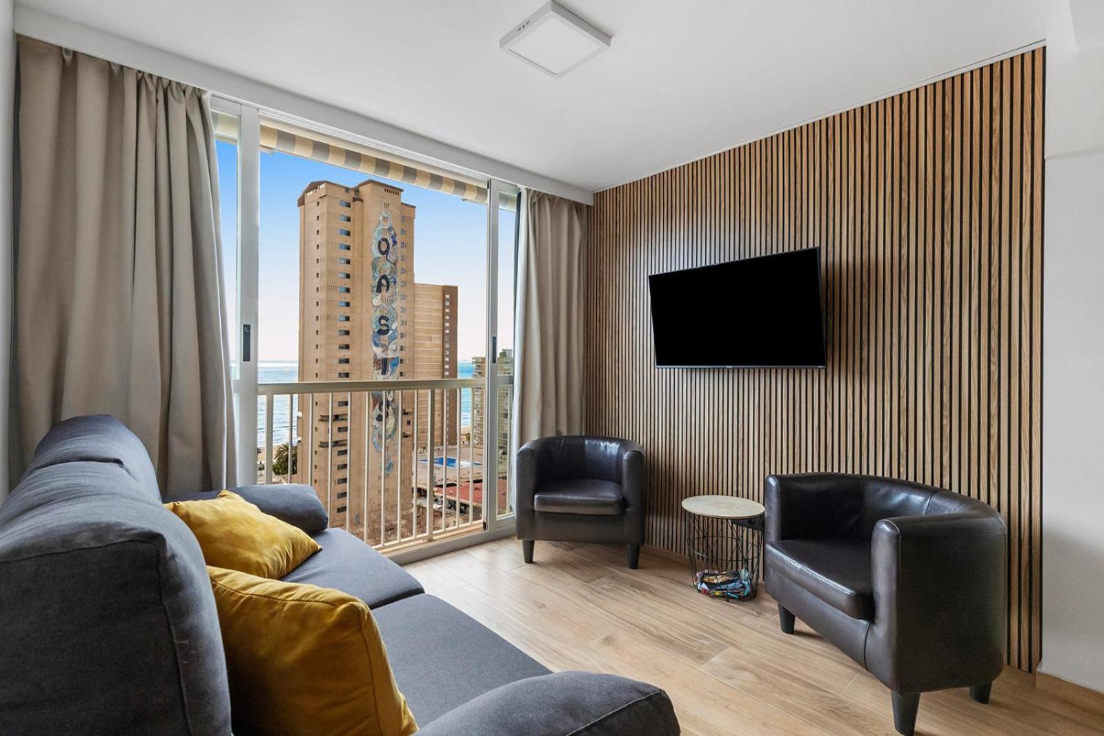 Reformed Sea Views In With Ac And Pool * Benidorm