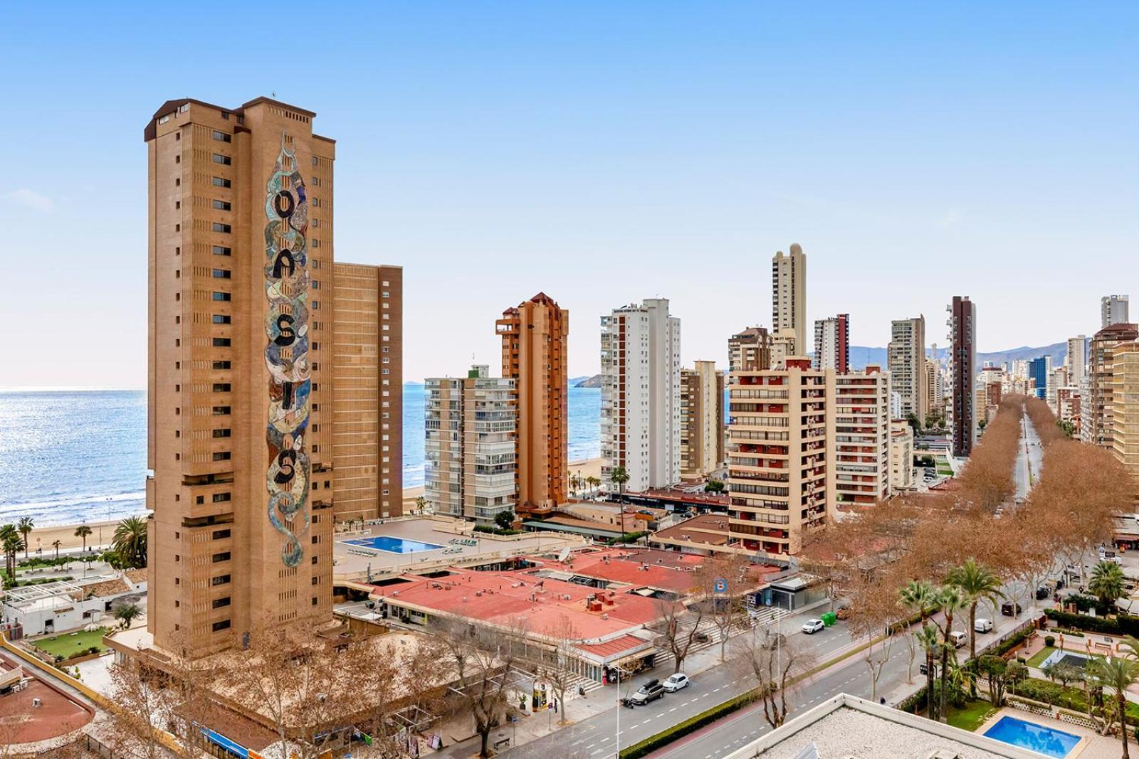 Reformed Sea Views In With Ac And Pool Benidorm